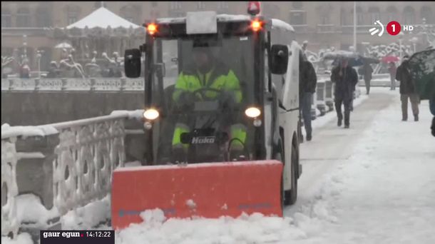 Donostia, 2018ko otsailaren 28an. EITB Mediaren bideo batetik ateratako irudia.