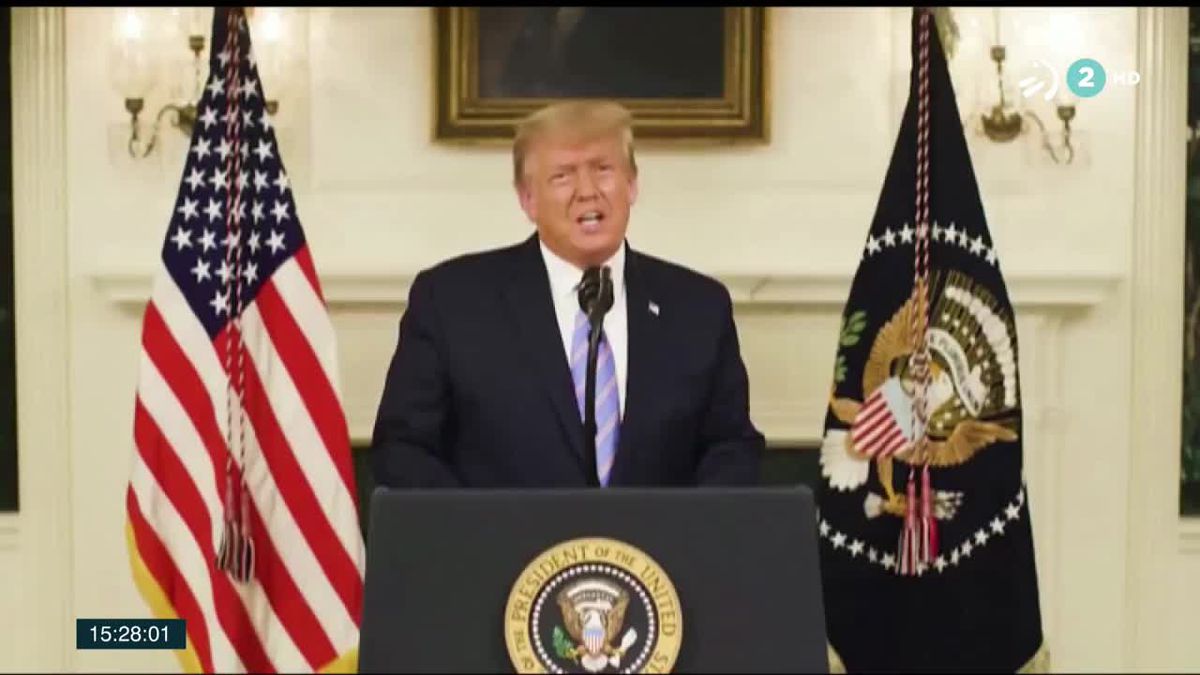 Donald Trump. Imagen obtenida de un vídeo de agencias.