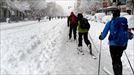 Caos en Madrid por el peor temporal de nieve en 50 años