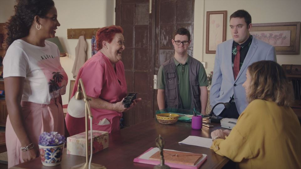 Langileak Amaiaren bulegoan