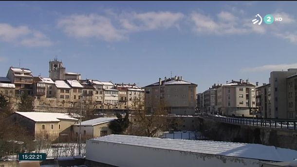 Municipios vascos confinados. Imagen obtenida de un vídeo de ETB.