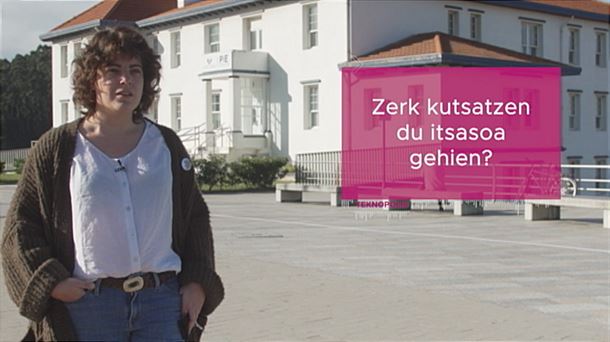 Atariko proba: Oihane Diaz de Cerio, itsas biologoa