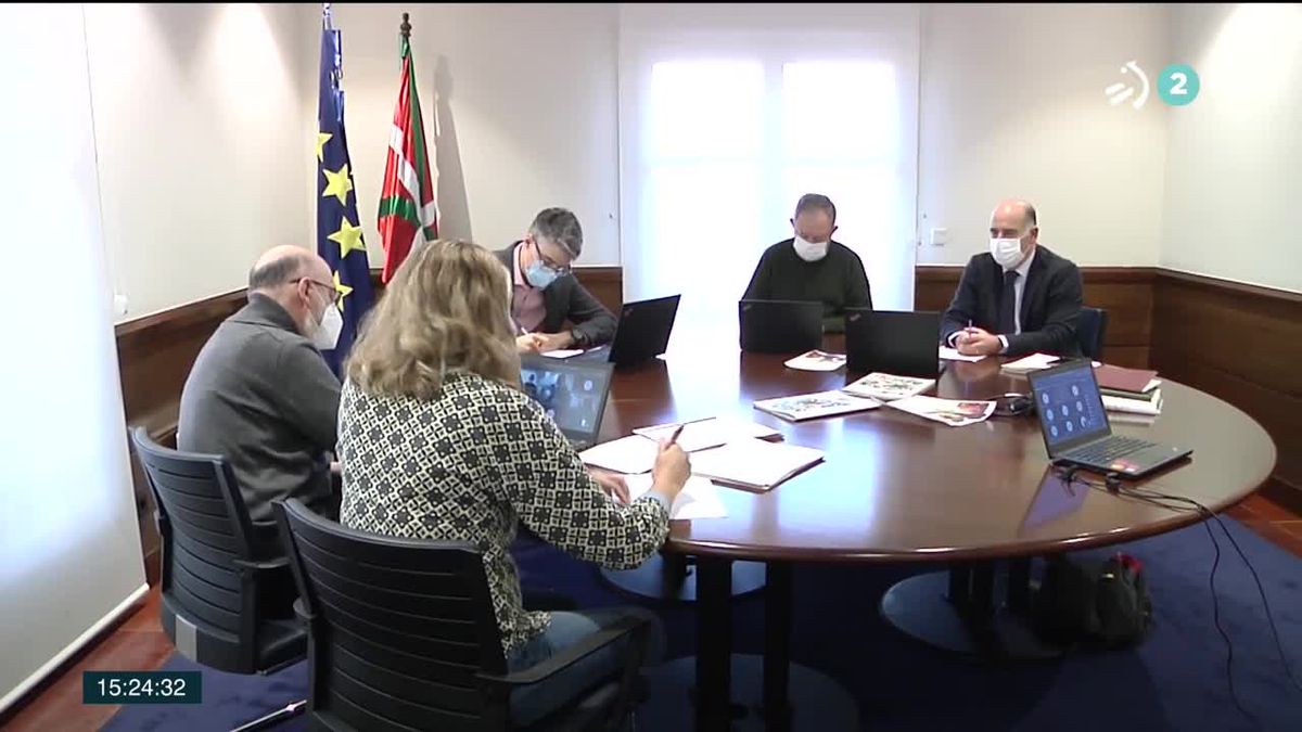 Reunión telemática entre el Gobierno Vasco y Elkarrekin Podemos.