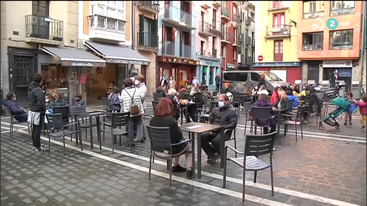 Pamplona. Imagen obtenida de un vídeo de ETB.