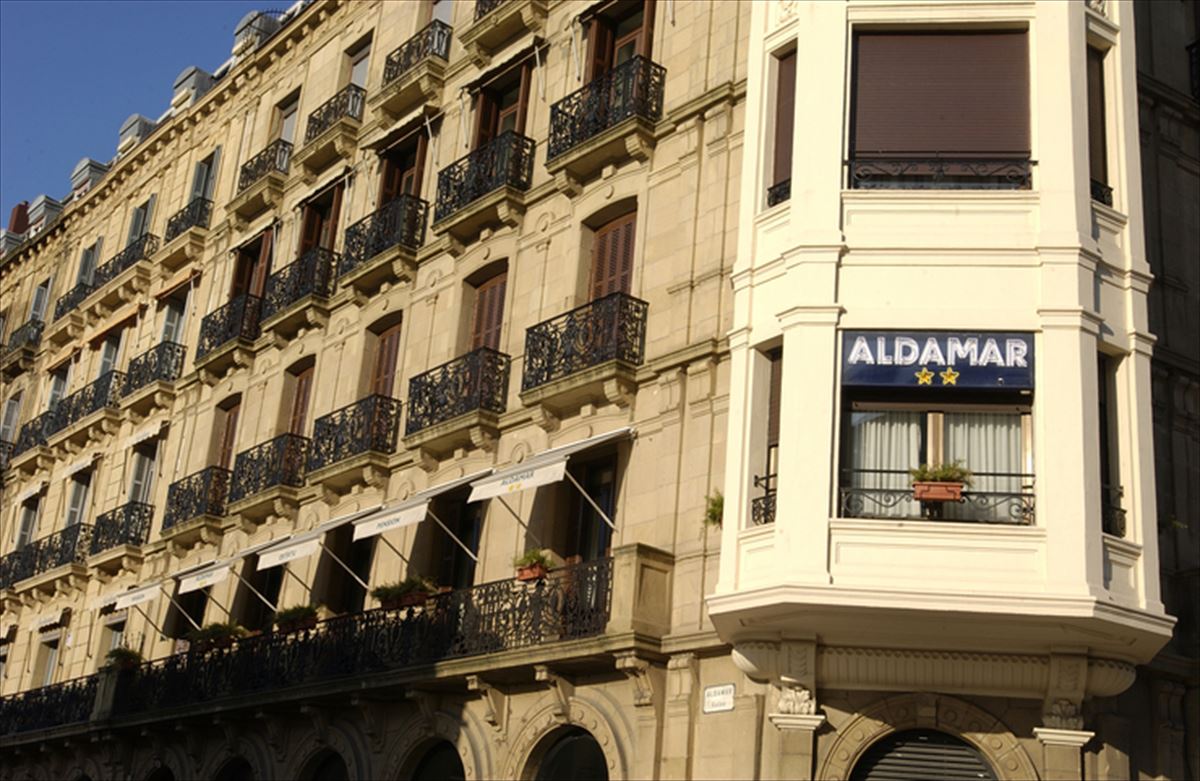Un edificio hostelero de San Sebastian. 