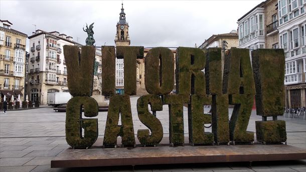 Escultura vegetal, todo un icono de Gasteiz