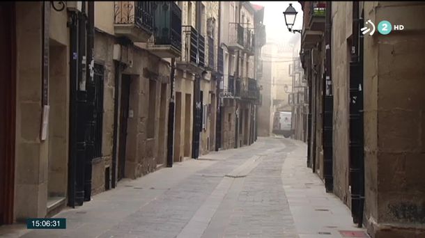 Municipios en zona roja. Imagen obtenida de un vídeo de ETB.