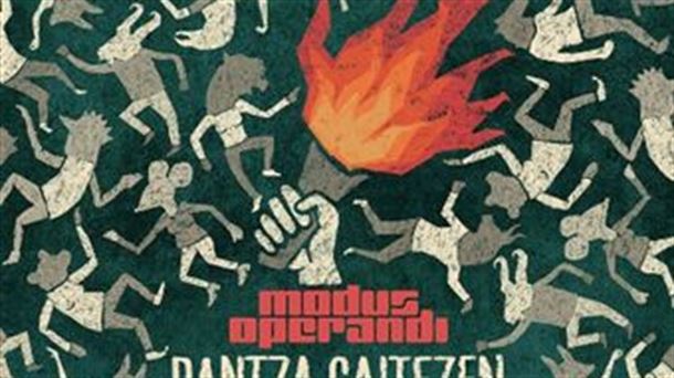 Portada del disco "Dantza gaitezen hil arte" de Modus Operandi. 