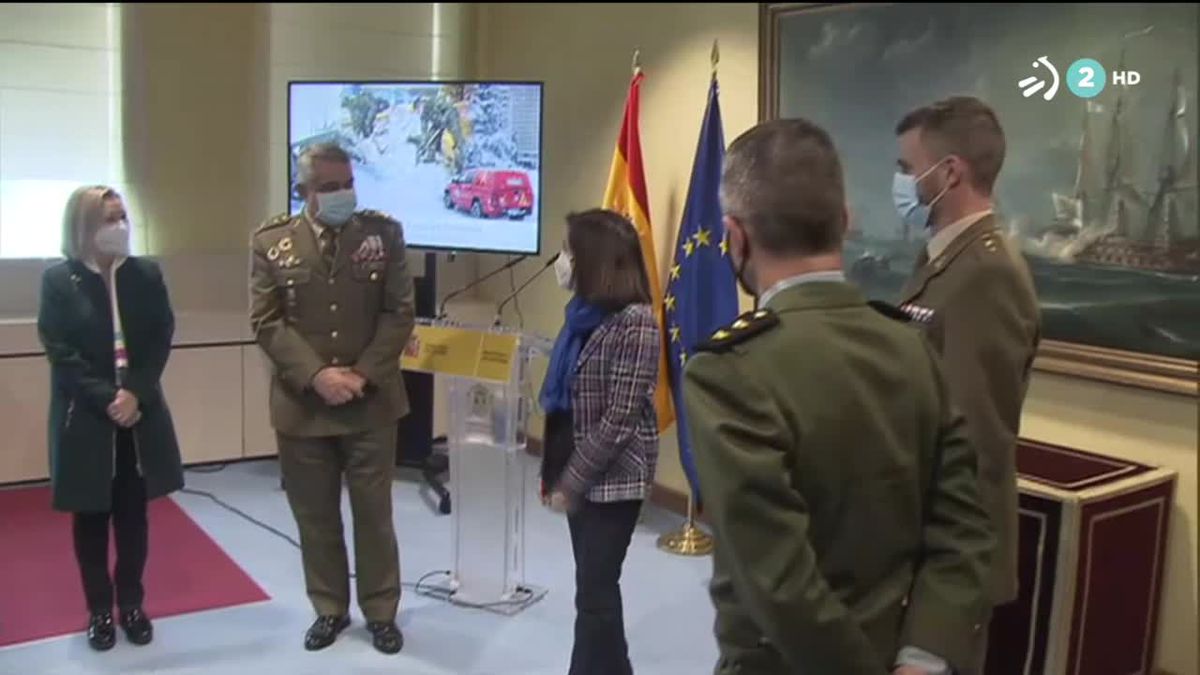 Ejército español. Imagen obtenida de un vídeo de ETB.