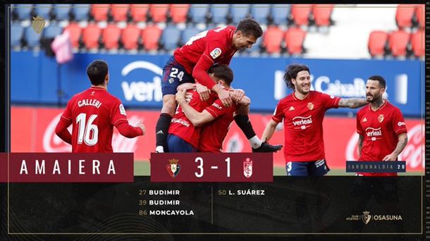 Osasuna gana, tres meses después