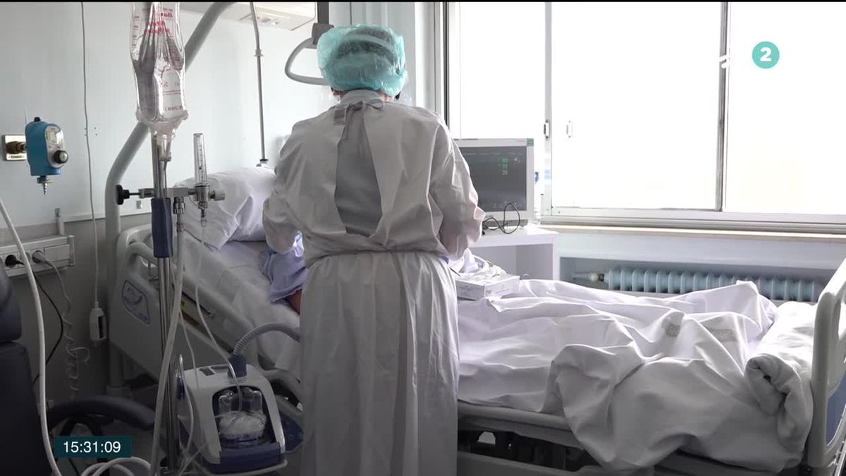 Hospital de Navarra. Imagen obtenida de un vídeo de ETB.