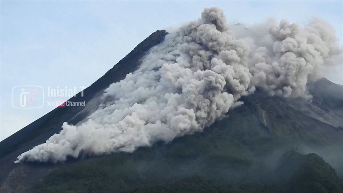 Volcán Merapi.