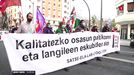 Manifestazioak EAEko 3 hiriburuetan, Osakidetzaren arazo estrukturalak&#8230;