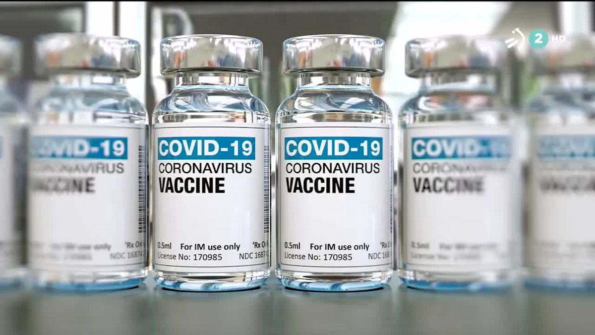 Vacuna contra el coronavirus. Imagen obtenida de un vídeo de ETB.