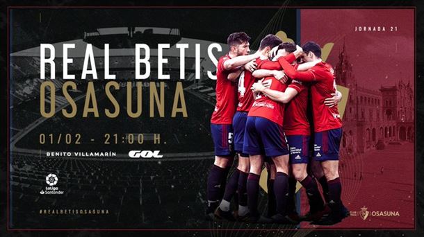 Previa del Betis-Osasuna (vía @CAOsasuna)