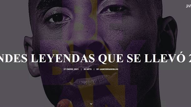 Kobe Bryant es una de las figuras que tuvimos que despedir el pasado 2020