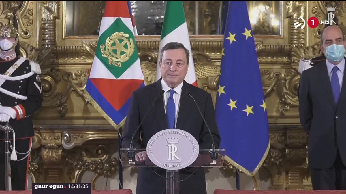 Mario Draghi Europako Banku Zentraleko presidente ohia. Argazkia: EITB