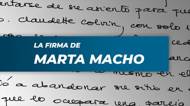 La firma de Marta Macho