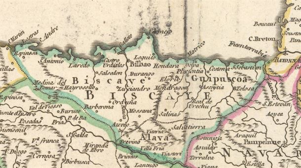 Álava a golpe de mapa de 1750, ¿qué podemos descubrir?