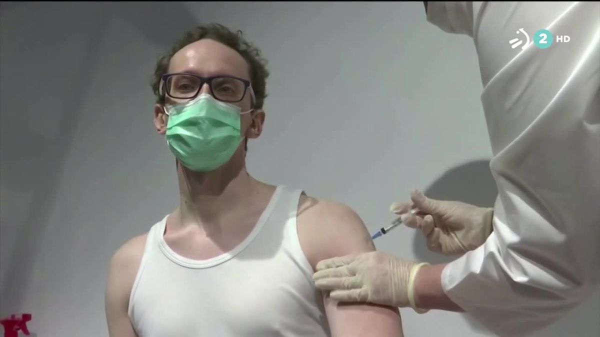 Vacuna rusa. Imagen obtenida de un vídeo de ETB.
