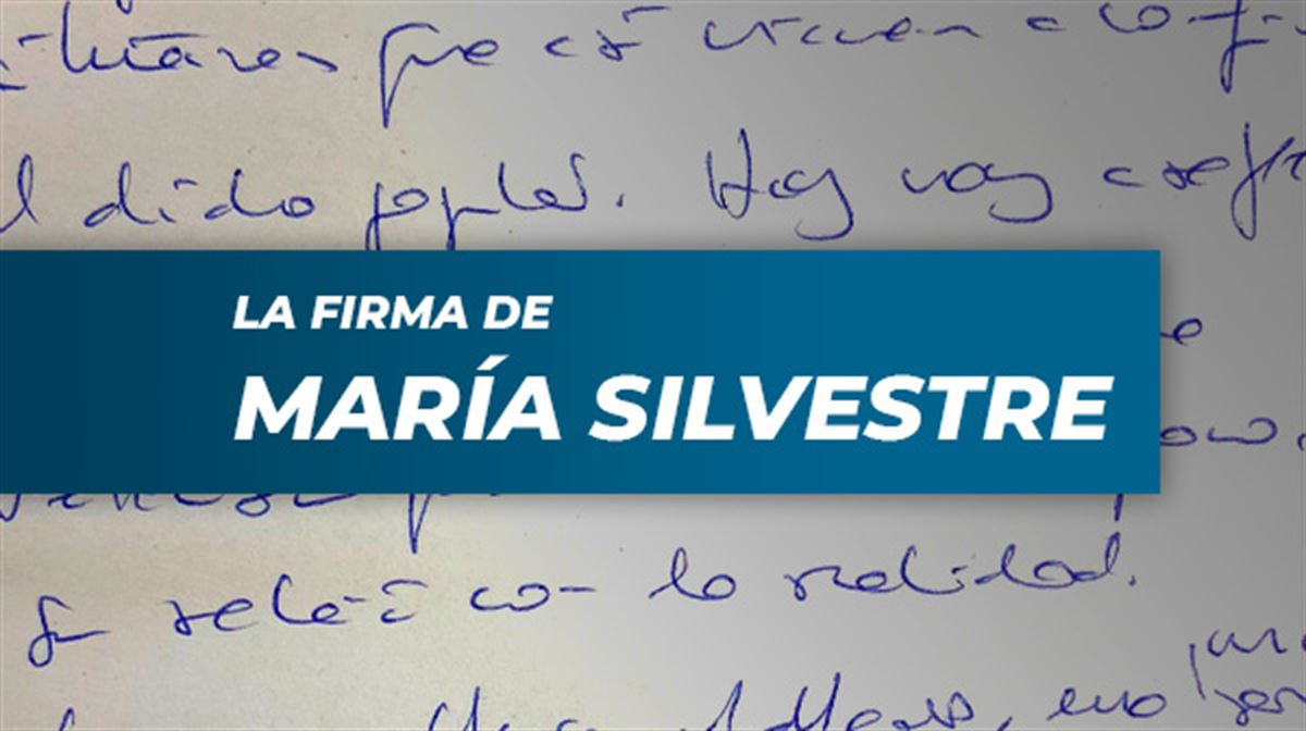 La firma de María Silvestre