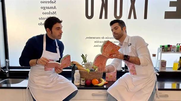 Luis Alberto Zamora y Alberto Herrera, orgullosos de su libro sobre nutrición más reciente