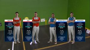 Primer triunfo de Bengoetxea y Aranguren por la mínima (21-22)