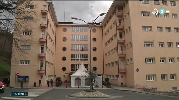 Hospital de Santa Marina. Imagen obtenida de un vídeo de ETB.