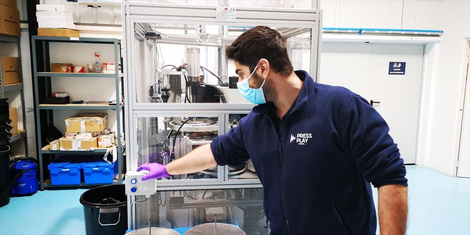  Press Play, fábrica de vinilos 