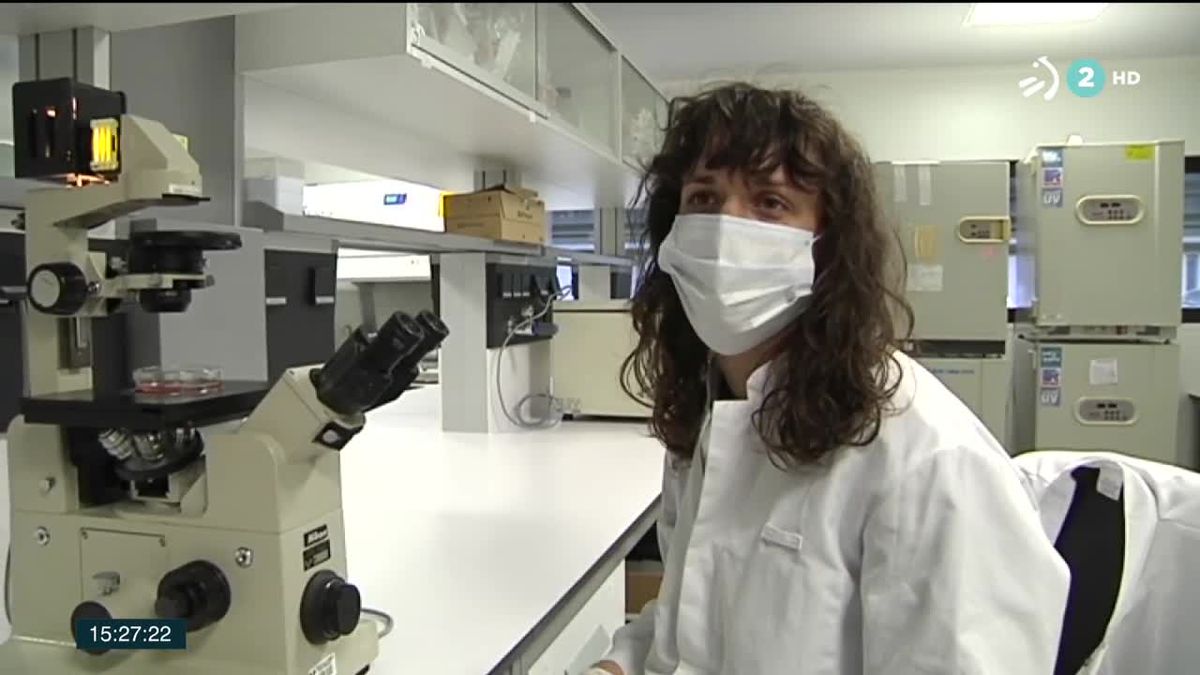 Ainara Castellanos. Imagen obtenida de un vídeo de ETB.
