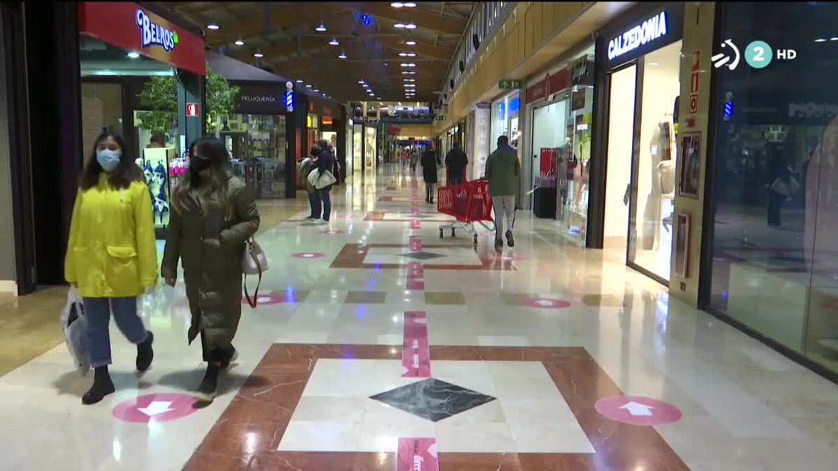 Centro comercial. Imagen obtenida de un vídeo de ETB.