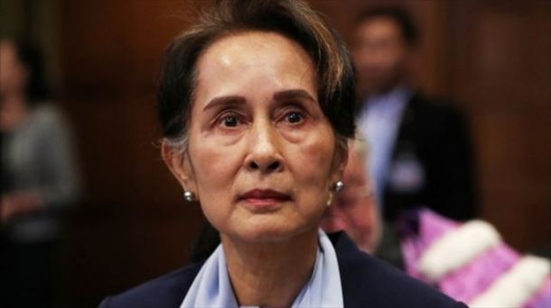 Aung San Suu Kyi.