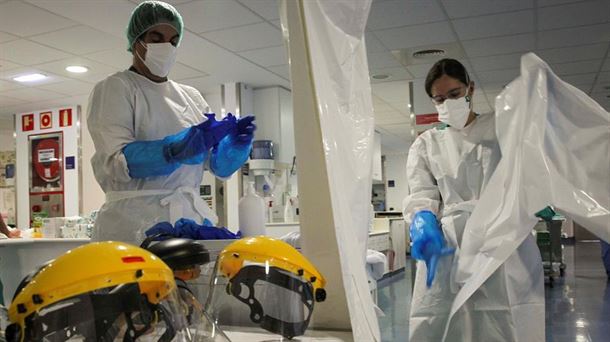 Profesionales sanitarios del Hospital Galdakao. Foto de archivo: EFE