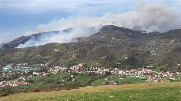 Argazkia: Berako (Nafarroa) suhiltzaileak