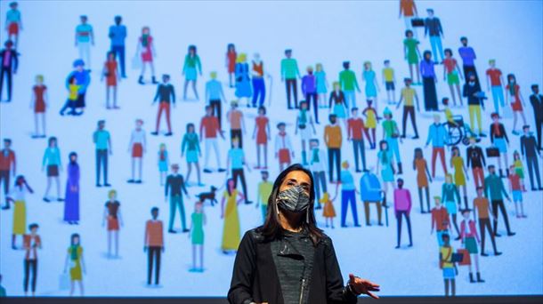 Sara Buesa, hija del dirigente socialista asesinado por ETA Fernando Buesa. Foto: EFE