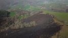 Las más de 1800 hectáreas quemadas por el fuego en Bidasoaldea, desde el aire