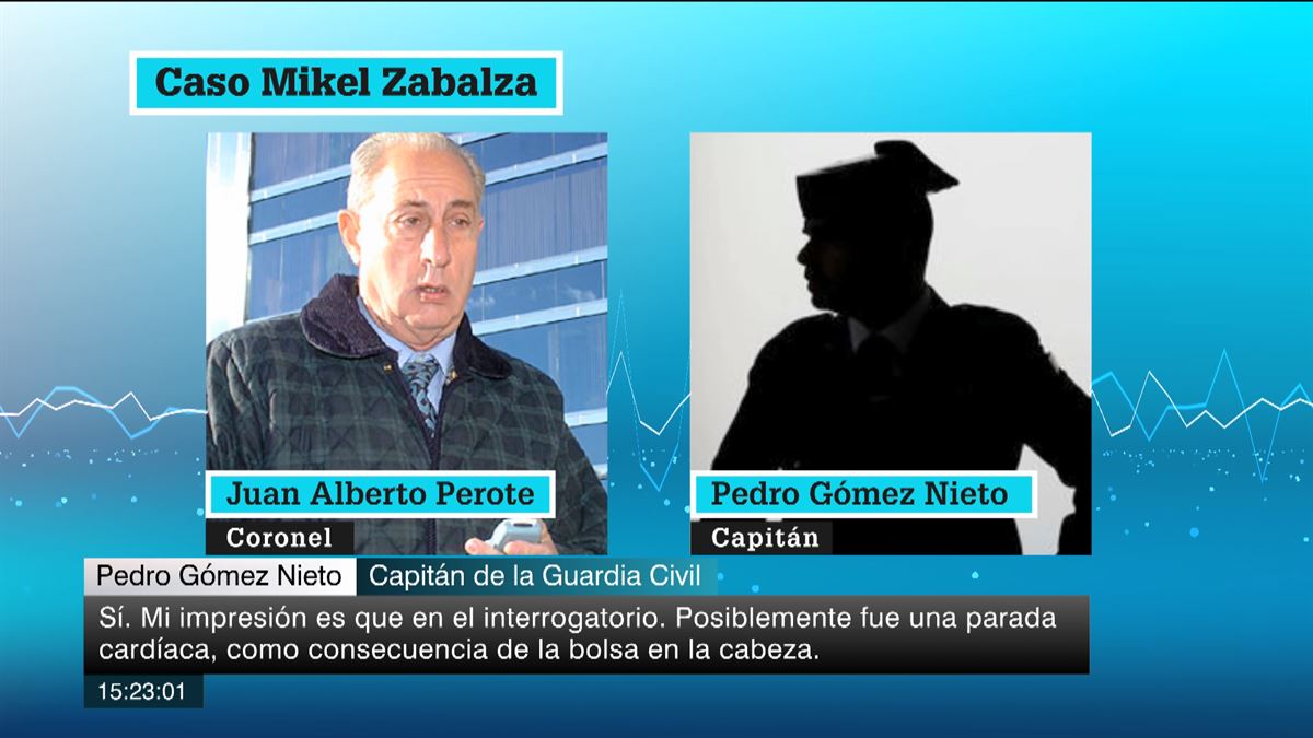 Audio de la Guardia Civil. Imagen obtenida de un vídeo de ETB.