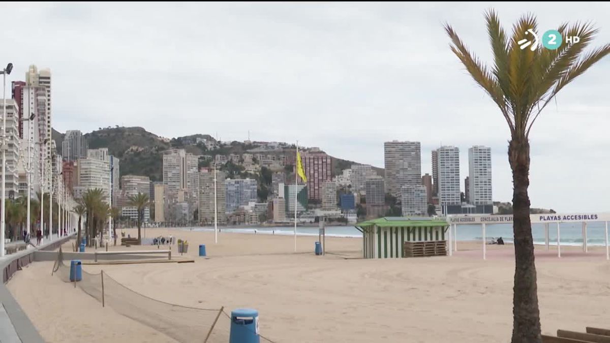 Benidorm. Imagen obtenida de un vídeo de ETB.