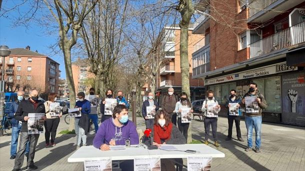 Presentación de la manifestación del 3 de marzo