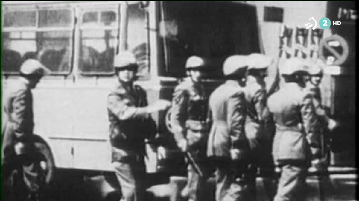 Víctimas policiales. Imagen obtenida de un vídeo de ETB.