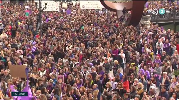 Manifestación en Bilbao. Imagen de archivo.