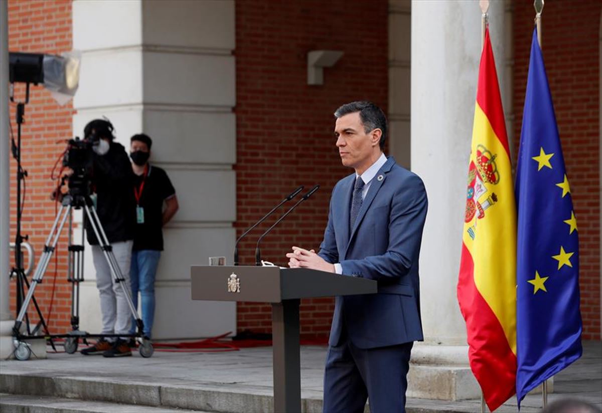 Espainiako Gobernuko presidente Pedro Sanchez