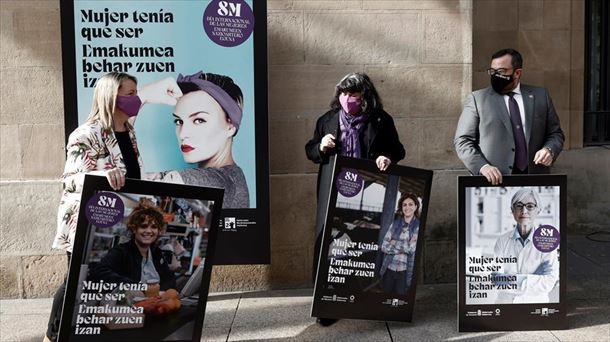 Presentación de la campaña "Mujer tenía que ser". Foto: Efe