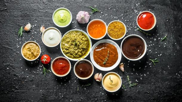 Variedad de salsal y aliños que harán de nuestros platos una experiencia diferente