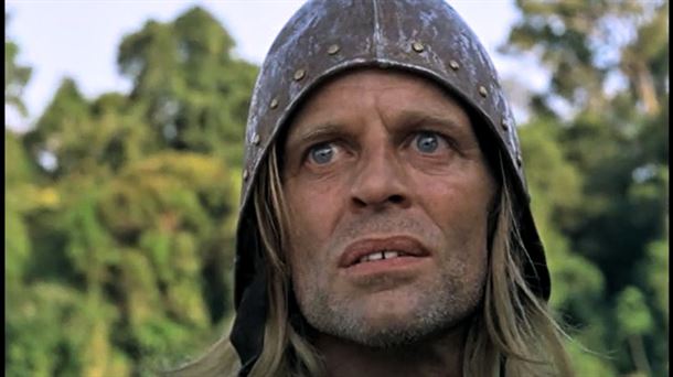 Klaus Kinski en su papel de Lope de Aguirre