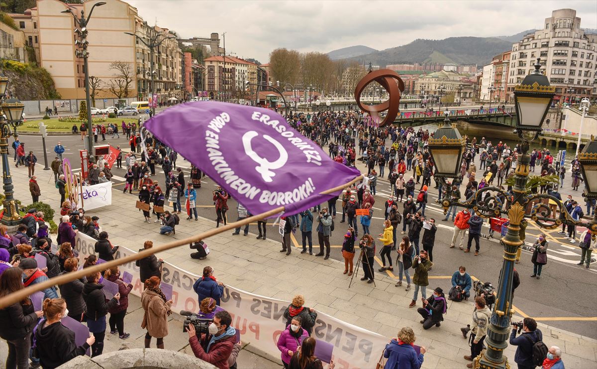 Protestas en Bilbao