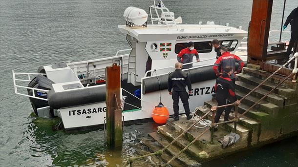 Ertzaintza gaur goizean Portugaleteko dartsenan