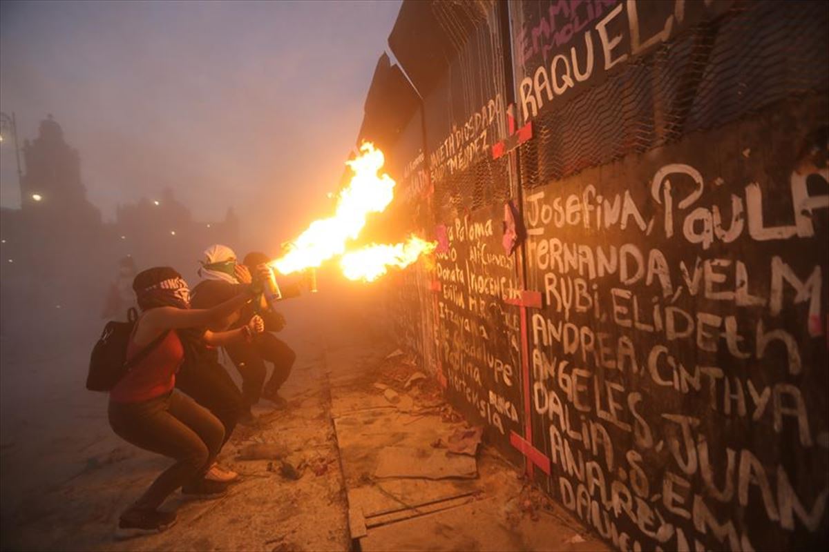 Protesta Mexiko Hirian