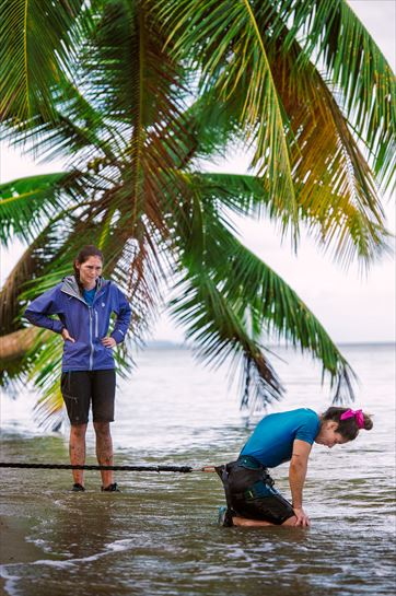 Caren, dueluan, Paloma ondoan duela