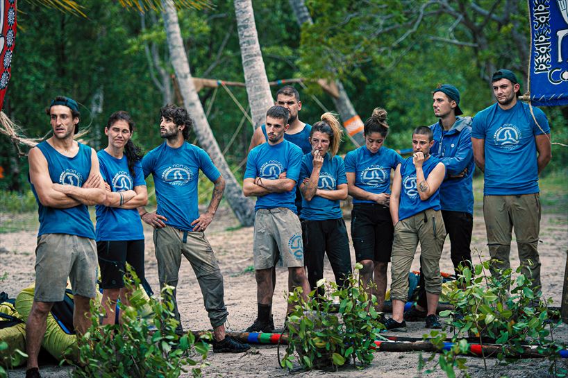 Talde urdina, azkena jokoan